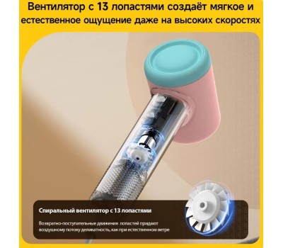 Фен DEERMA DEM-CF51W розовый