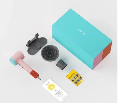 Фен DEERMA DEM-CF51W розовый