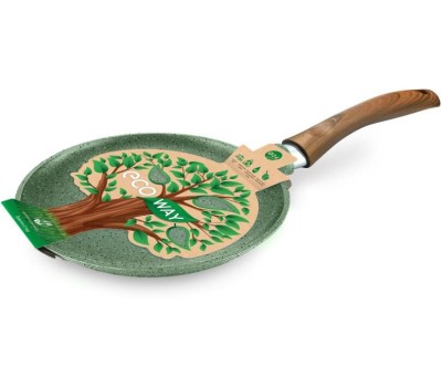 Сковорода НЕВА МЕТАЛЛ ПОСУДА EW6224 Eco Way а/пр литая 24см