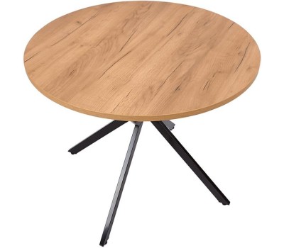 Корпусная мебель POLINI Стол обеденный Home Istanbul дуб крафт золотой-черный (1 кор.)