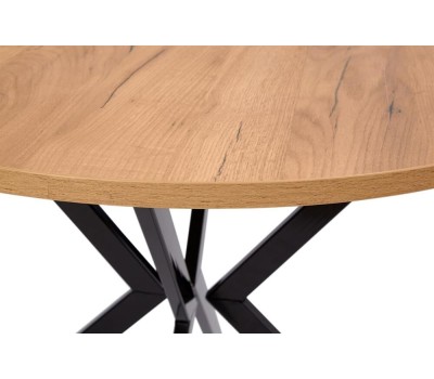 Корпусная мебель POLINI Стол обеденный Home Istanbul дуб крафт золотой-черный (1 кор.)