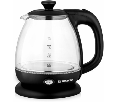 Чайник электрический BRAYER BR6106 (1л. стекло)