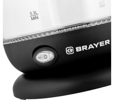 Чайник электрический BRAYER BR6106 (1л. стекло)