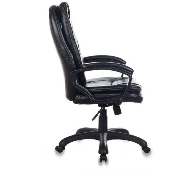 БЮРОКРАТ Кресло руководителя CH-868LT черный эко.кожа крестов. пластик
