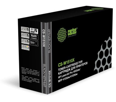 Картридж CACTUS Картридж CS-W1510X, W1510X, черный / CS-W1510X