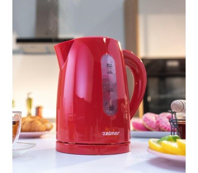 Чайник электрический ZELMER Чайник ZCK7616R RED