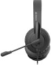 A4TECH Наушники с микрофоном HS-10 черный/белый 2м накладные оголовье (HS-10/3.5MM PLUG/BLACK)