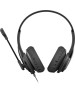 A4TECH Наушники с микрофоном HS-10 черный/белый 2м накладные оголовье (HS-10/3.5MM PLUG/BLACK)