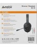 A4TECH Наушники с микрофоном HS-10 черный/белый 2м накладные оголовье (HS-10/3.5MM PLUG/BLACK)