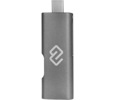 DIGMA Картридер внешний CR-CU2522-G, серый [cr-сu2522-g]