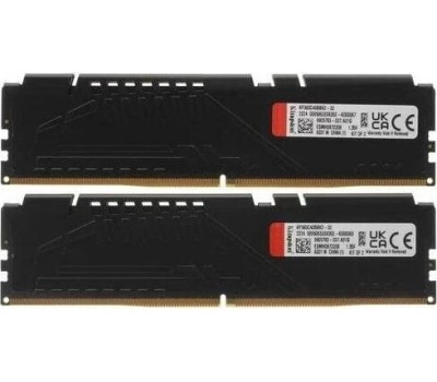 KINGSTON Оперативная память Fury Beast KF556C40BBK2-32 DDR5 - 2x 16ГБ 5600МГц, DIMM, Ret