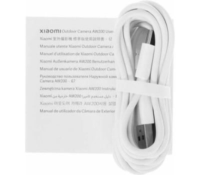 Камера видеонаблюдения XIAOMI Камера видеонаблюдения IP Outdoor Camera AW200, 1920х1080 pix, 2.8-3.6 мм, белый [bhr6398gl]