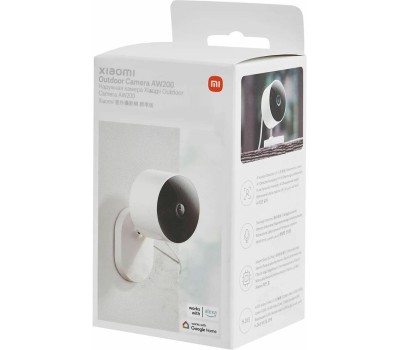 Камера видеонаблюдения XIAOMI Камера видеонаблюдения IP Outdoor Camera AW200, 1920х1080 pix, 2.8-3.6 мм, белый [bhr6398gl]