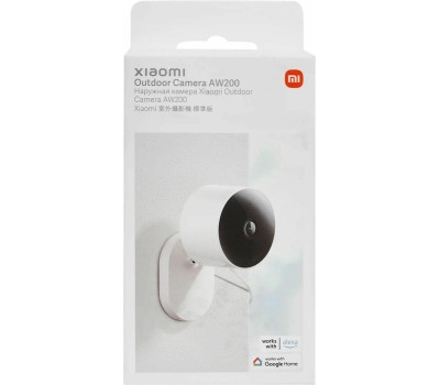 Камера видеонаблюдения XIAOMI Камера видеонаблюдения IP Outdoor Camera AW200, 1920х1080 pix, 2.8-3.6 мм, белый [bhr6398gl]