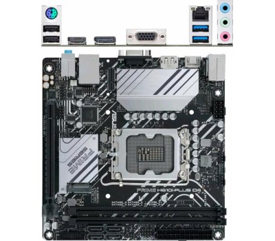 ASUS Материнская плата PRIME H610I-PLUS D4-CSM, Socket LGA 1700, Intel H610, mini-ITX, Ret