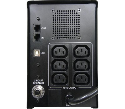 PowerCom Imperial IMD-3000AP ИБП {Line-Interactive, 3000VA / 1800W, Tower, 6 xIEC320 С13 с резервным питанием, LCD, USB} (747929)