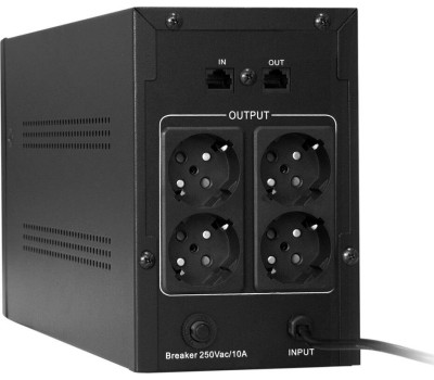 ИБП Exegate EP285495RUS ИБП ExeGate SpecialPro Smart LLB-1200.LCD.AVR.EURO.RJ <1200VA/750W, LCD, AVR, 4 евророзетки, RJ45/11, Black>