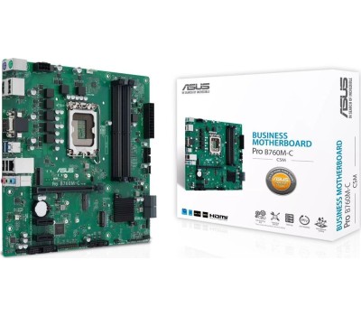 Материнская плата ASUS Материнская плата PRO B760M-C-CSM, Socket LGA 1700, Intel B760, mATX, Ret