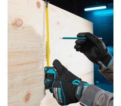 Рулетка GROSS Рулетка Experte,3 м x 19 мм,двухкомпонентный корпус,магнит,двухсторонняя разметка,нейлон 32574