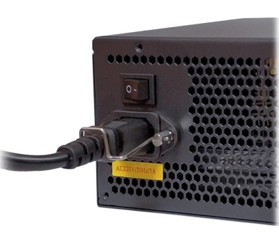 Exegate EX221639RUS-PC Блок питания 600W ExeGate 600NPXE (ATX, PPFC, PC, 12cm fan, 24pin, (4+4)pin, PCIe, 4xSATA, 3xIDE, black, кабель 220V в комплекте)