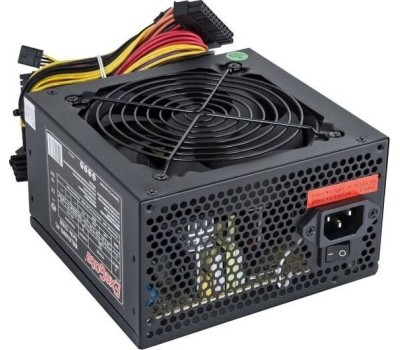 Exegate EX221639RUS-PC Блок питания 600W ExeGate 600NPXE (ATX, PPFC, PC, 12cm fan, 24pin, (4+4)pin, PCIe, 4xSATA, 3xIDE, black, кабель 220V в комплекте)