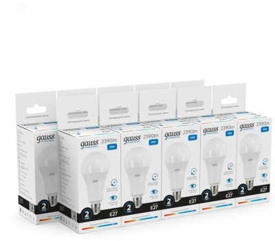 GAUSS Лампа LED E27, груша, 30Вт, A67, одна шт. [73239]