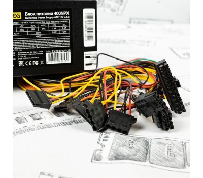 Блок питания EXEGATE Блок питания 400NPX, 400Вт, 120мм, черный [ex224732rus]