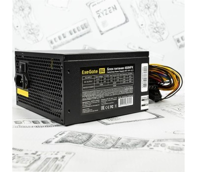 Блок питания EXEGATE Блок питания 400NPX, 400Вт, 120мм, черный [ex224732rus]