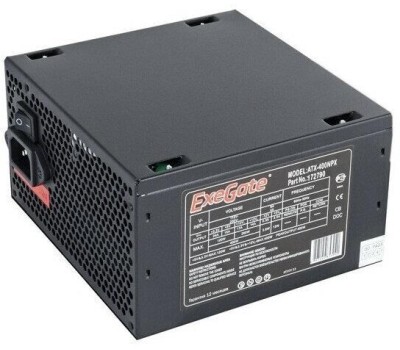 Блок питания EXEGATE Блок питания 400NPX, 400Вт, 120мм, черный [ex224732rus]