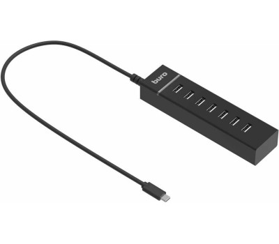 BURO Хаб (разветвитель) BPH-C-P107, черный [bu-usbc-hub-7u2]