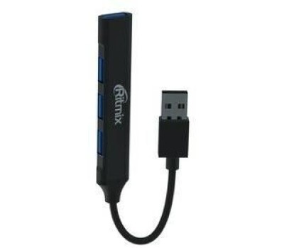 RITMIX Хаб (разветвитель) CR-4400, серый [80001681]