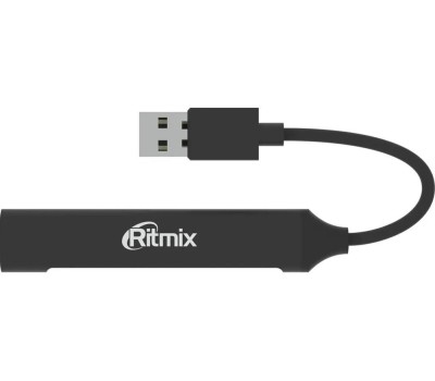 RITMIX Хаб (разветвитель) CR-4400, серый [80001681]