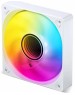 JONSBO Вентилятор SL-120W 120мм, 4-pin, 1500об/мин, 22 - 32 дБ, ARGB, белый, Ret