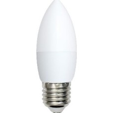 Лампа светодиодная VOLPE (UL-00003797) LED-C37-7W/DW/E27/FR/NR Дневной белый свет 6500K