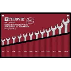 Набор ключей THORVIK W1S12TB Набор ключей гаечных рожковых серии ARC в сумке, 6-32 мм, 12 предметов