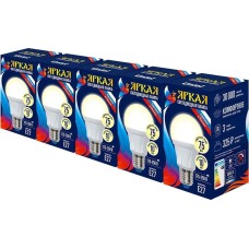 Лампочка UNIEL (UL-00008087) LED-A60 10W/WW/E27/FR PLP01WH Набор из 5штук