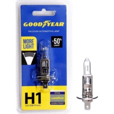 Лампа галогенная GOODYEAR GY011125 Н1 12V 55W P145s More Light (блистер)