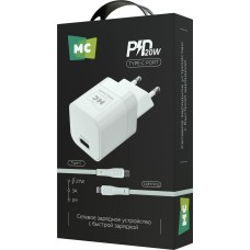 СЗУ MORE CHOICE (4620202555830) NC86i 1Type-C 3.0A PD 20W для Lightning 8-pin Type-C White