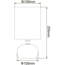светильник UNIEL UML-B307 E14 GOLD/COPPER
