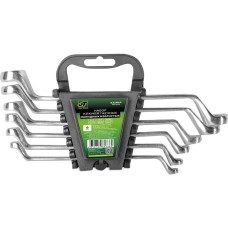 Набор ключей JUST TREND KJ2N6P гаечных накидных изогнутых на держателе (8-19 мм) (6 предметов)