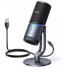 UGREEN Микрофон CM769 (35629) Desktop USB Microphone with RGB Lights. Цвет: серый