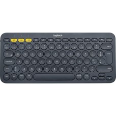 LOGITECH Клавиатура K380, беспроводная, заводское нанесение кириллицы, темно-серый [920-007584]