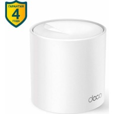 TP-LINK Бесшовный Mesh роутер Deco X10, Wi-Fi 6, AX1500, 2.4/5ГГц, 2 WAN/LAN, белый [deco x10(1-pack)]
