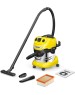 KARCHER Строительный пылесос WD 4 P V-20/5/22 1000Вт (уборка: сухая/сбор воды/выдув) желтый