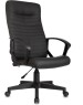 Кресло компьютерное БЮРОКРАТ Кресло руководителя CH-480LT, экокожа, до 120кг, черный