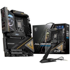 Материнская плата MSI Материнская плата MEG Z890 ACE Z890, LGA1851, 4*DDR5, 3*PCIEx16, 5*M.2, 3*TypeC, 11*USB3.2Gen2, 4*USB3.2Gen1, 4*USB2.0, 4*SATA3.0, 10G, 2*Type-C(DP), HDMI, ATX, RTL