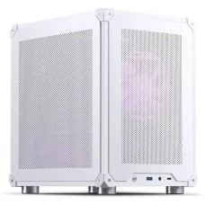 JONSBO Корпус miniITX C6, Mini-Tower, без БП, белый [c6 white]
