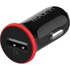 MAXVI АЗУ CCM-101BR USB 1А черно-красный