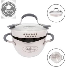 Кастрюля МЕРАЛИ Кастрюля с крышкой Толедо МТ-63, 6,3л