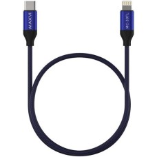 MAXVI Кабель MC-30TL синий USB-C - Lightning, 3A